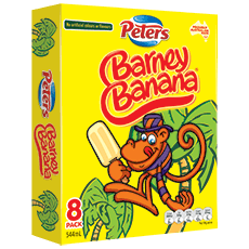 Barney Banana - Peters Ice Cream