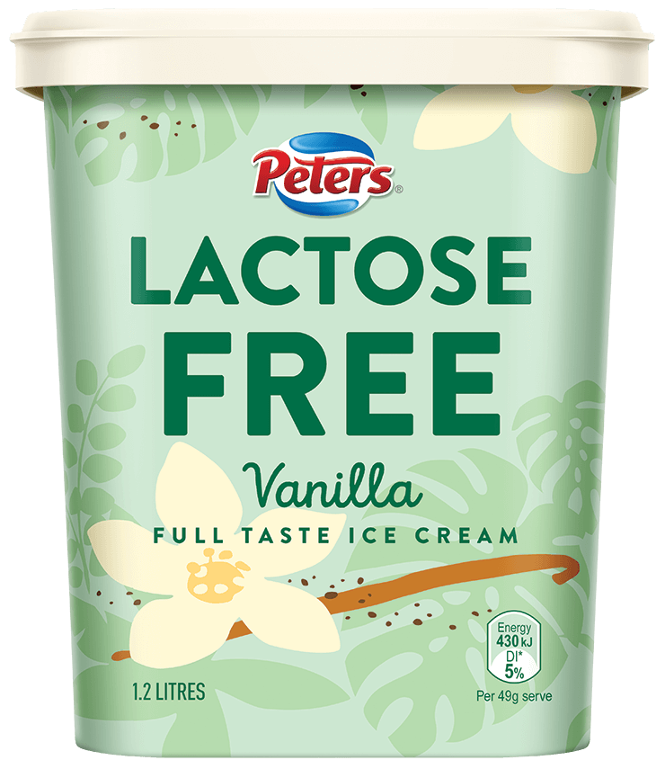 Lactose Free Vanilla Ice Cream Peters Ice Cream