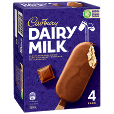 Dairy milk shop ice cream